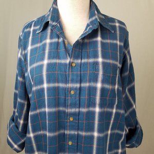 L.L. BEAN Blue Flannel